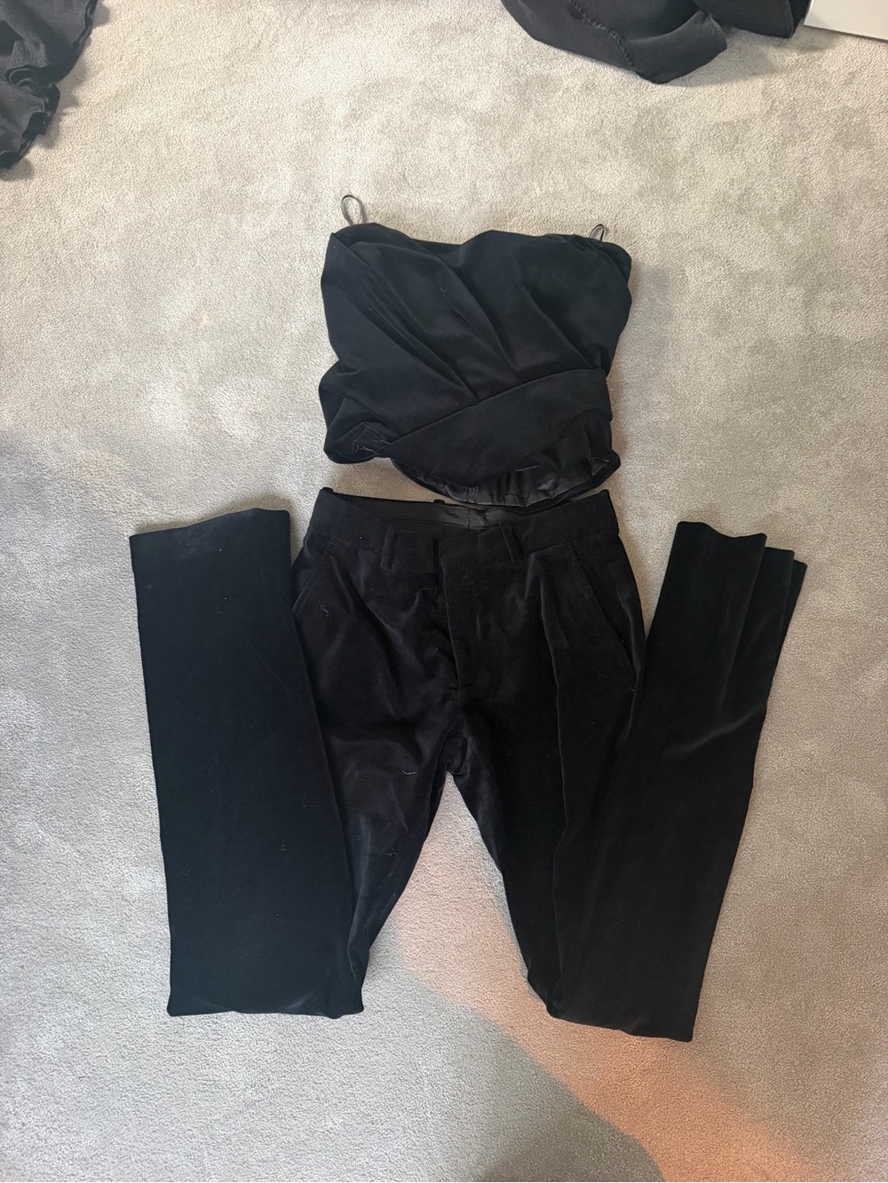 Black Velvet Set